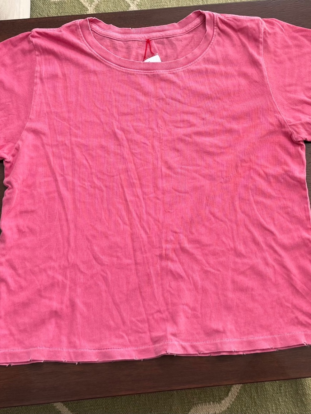 Le Bon Shoppe Darling Tee Strawberry Sorbet Pink Size L NWT